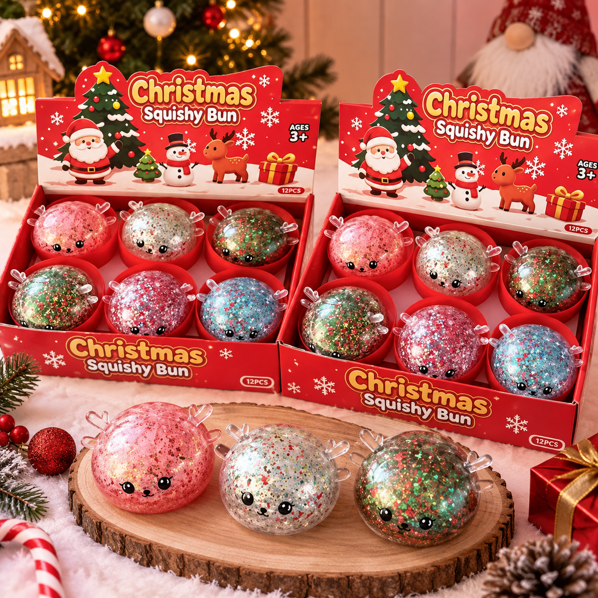Squishy bun noël - PRECOMMANDE